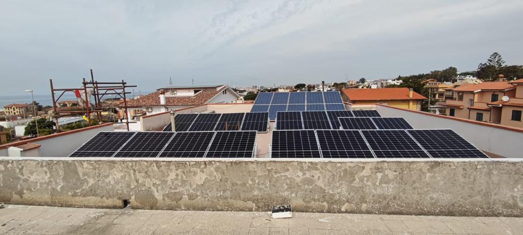 Impianto Fotovoltaico Terrazzo